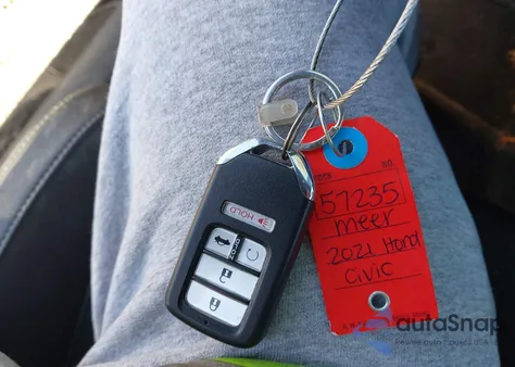 2021 Honda Civic Sport из США, поврежденный, VIN 2HGFC2F8XMH515018